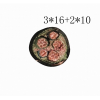 翼航线缆厂家直销  ZRYJV  0.6/1kV 3x16+2x10优质电缆阻燃...