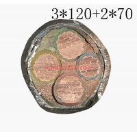 翼航优质线缆厂家直销ZRYJV22 0.6/1kV 3x120+2x70阻燃交联聚乙烯绝缘钢带铠装3+2芯聚氯乙烯护套电力电缆国标正品