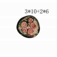 翼航优质线缆NHYJV 0.6/1kV 3x10+2x6 耐火交联聚乙烯绝缘3+2芯聚氯乙烯护套电力电缆国标正品厂家直销