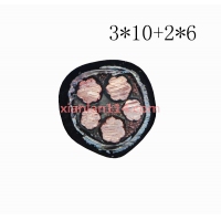 翼航线缆厂家直销NHYJV22 0.6/1kV 3x10+2x6耐火交联聚乙烯绝...