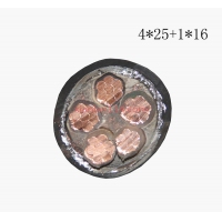 翼航4+1芯耐火型线缆交联聚乙烯绝缘钢带铠装铜芯聚氯乙烯护套NHYJV22 0.6/1kV 4*25+1*16电力电缆厂家直销国标正品