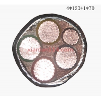 翼航4+1芯线缆厂家直销NHYJV22 0.6/1kV 4*120+1*70 耐火型线缆交联聚乙烯绝缘钢带铠装聚氯乙烯护套国标正品电力电缆