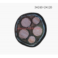 供应翼航线缆YJV22 3*240+2*120 钢带铠装优质电缆  足方足米 保质保量