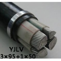 翼航优质线缆厂家直销YJLV 0.6/1kV 3*95+1*50交联聚乙烯绝缘铝芯聚氯乙烯护套电力电缆国标正品