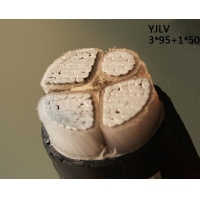 翼航优质线缆厂家直销YJLV 0.6/1kV 3*95+1*50交联聚乙烯绝缘铝芯聚氯乙烯护套电力电缆国标正品