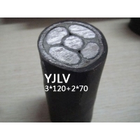 翼航优质线缆厂家直销YJLV 0.6/1kV 3*120+2*70交联聚乙烯绝缘...