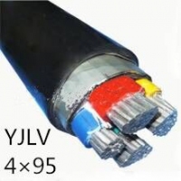 翼航优质线缆YJLV 0.6/1kV 4X95交联聚乙烯绝缘铝芯聚氯乙烯护套电力电缆国标正品厂家直销