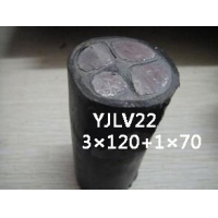 翼航线缆厂家直销YJLV22 0.6/1kV 3*120+1*70铝芯交联聚乙烯绝缘钢带铠装聚氯乙烯护套电力电缆国标正品