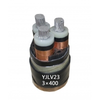 翼航正品国标YJLV23 3x400平方优质3芯铝芯交联聚乙烯绝缘钢带铠装电力电缆厂家直销
