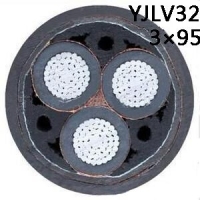 翼航优质线缆YJLV32  0.6/1kV  3x95交联聚乙烯绝缘细钢丝铠装聚氯乙烯护套电力电缆国家正品厂家直销