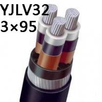 翼航优质线缆YJLV32  0.6/1kV  3x95交联聚乙烯绝缘细钢丝铠装聚氯乙烯护套电力电缆国家正品厂家直销