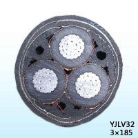 翼航优质线缆YJLV32  0.6/1kV  3x185聚乙烯绝缘细钢丝铠装聚氯乙烯护套电力电缆国家正品厂家直销