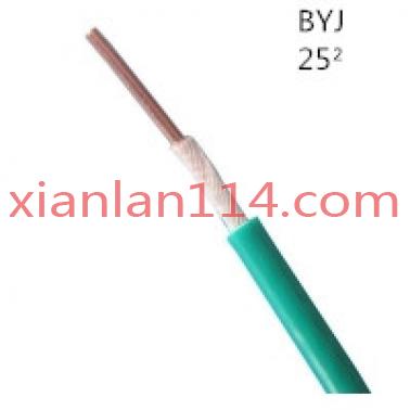 供应翼航线缆 BYJ25平方 铜芯电线 足方足米 保质保量 