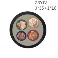 翼航正品优质线缆ZRYJV  0.6/1kV 3x35+1x16 阻燃交联聚乙烯绝缘3+1芯聚氯乙烯护套国标电力电缆厂家直销