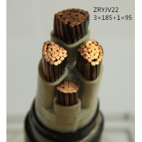 翼航线缆ZRYJV22 0.6/1kV 3*185+1*95阻燃交联聚乙烯绝缘钢带铠装3+1芯聚氯乙烯护套铜芯国标正品电力电缆厂家直销