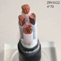翼航正品优质线缆ZRYJV22  0.6/1kV   4x70 阻燃交联聚乙烯绝...