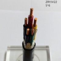 翼航优质线缆厂家直销ZRYJV22  0.6/1kV   5x6阻燃交联聚乙烯绝...