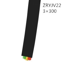 翼航三芯线缆厂家直销ZRYJV22 0.6/1kV 3X300交联聚乙烯绝缘钢带铠装聚氯乙烯护套铜芯国标正品电力电缆