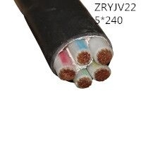 翼航优质线缆ZRYJV22 0.6/1kV 5x240阻燃交联聚乙烯绝缘钢带铠装...