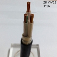 翼航三芯线缆厂家直销ZRYJV22   0.6/1kV 3X16交联聚乙烯绝缘钢带铠装聚氯乙烯护套铜芯国标正品电力电缆