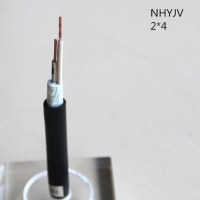 翼航线缆两芯耐火交联聚乙烯绝缘铜芯聚氯乙烯护套NHYJV 0.6/1kV 2x4电力电缆厂家直销国标正品
