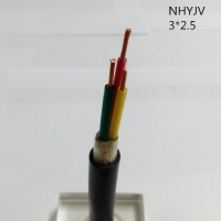 翼航线缆三芯耐火交联聚乙烯绝缘铜芯聚氯乙烯护套NHYJV 0.6/1kV 3x2...