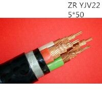翼航线缆国标正品ZRYJV22 0.6/1kV 5X50交联聚乙烯绝缘钢带铠装五芯聚氯乙烯护套电力电缆厂家直销