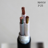 翼航线缆三芯耐火交联聚乙烯绝缘铜芯聚氯乙烯护套NHYJV 0.6/1kV 3x2...