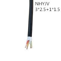 翼航优质线缆NHYJV 0.6/1kV 3x2.5+1x1.5耐火交联聚乙烯绝缘3+1芯聚氯乙烯护套电力电缆国标正品厂家直销