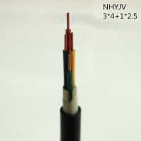 翼航优质线缆NHYJV 0.6/1kV 3x4+1x2.5 耐火交联聚乙烯绝缘3+1芯聚氯乙烯护套电力电缆国标正品厂家直销