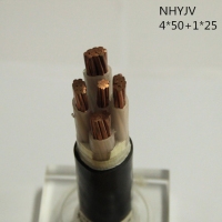 翼航线缆厂家直销NHYJV 0.6/1kV 4x50+1x25 耐火交联聚乙烯绝缘4+1芯聚氯乙烯护套优质电力电缆国标正品