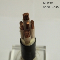 翼航线缆厂家直销NHYJV 0.6/1kV 4x70+1x35 耐火交联聚乙烯绝缘4+1芯聚氯乙烯护套优质电力电缆国标正品