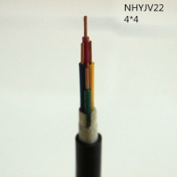 翼航耐火型线缆四芯交联聚乙烯绝缘钢带铠装铜芯聚氯乙烯护套NHYJV22 0.6/...