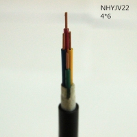  翼航耐火型线缆四芯交联聚乙烯绝缘钢带铠装铜芯聚氯乙烯护套NHYJV22 0.6/1kV  4x6国标正品电力电缆厂家直销