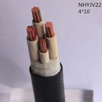  翼航耐火型线缆四芯交联聚乙烯绝缘钢带铠装铜芯聚氯乙烯护套NHYJV22 0.6/1kV  4x10国标正品电力电缆厂家直销
