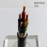 翼航耐火型线缆交联聚乙烯绝缘五芯钢带铠装铜芯聚氯乙烯护套NHYJV22  0.6...