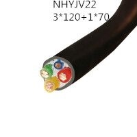 翼航优质线缆NHYJV22 0.6/1kV 3x120+1x70耐火交联聚乙烯绝...