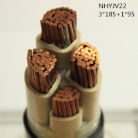 翼航优质线缆NHYJV22 0.6/1kV 3x185+1x95耐火交联聚乙烯绝...