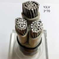  翼航优质线缆厂家直销 YJLV 0.6/1kV 3x70交联聚乙烯绝缘铝芯聚氯乙烯护套电力电缆国标正品