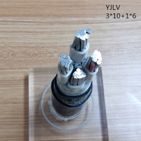 翼航线缆国标正品YJLV 0.6/1kV 3x10+1x6交联聚乙烯绝缘铝芯聚氯乙烯护套电力优质电缆厂家直销