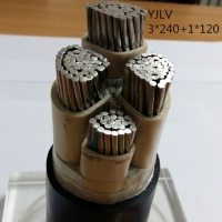 翼航优质线缆厂家直销 YJLV 0.6/1kV  3x240+1x120交联聚乙...