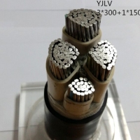翼航优质线缆厂家直销 YJLV 0.6/1kV  3x300+1x150交联聚乙烯绝缘铝芯聚氯乙烯护套电力电缆国标正品