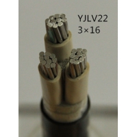翼航线缆厂家直销YJLV22 0.6/1kV 3x16铝芯交联聚乙烯绝缘三芯钢带...