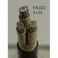 翼航线缆厂家直销YJLV22 0.6/1kV 3x25铝芯交联聚乙烯绝缘三芯钢带...