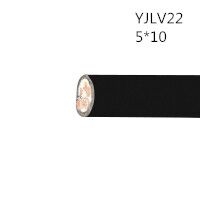 翼航线缆国标正品YJLV22 0.6/1kV 5x10铝芯交联聚乙烯绝缘五芯钢带...