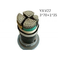 翼航线缆国标正品YJLV22 0.6/1kV 3x70+1x35 铝芯交联聚乙烯绝缘3+1芯钢带铠装聚氯乙烯护套电力电缆厂家直销