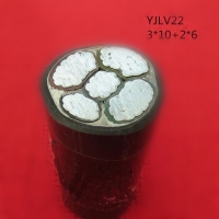 翼航线缆国标正品YJLV22 0.6/1kV 3x16+2x10 铝芯交联聚乙烯...