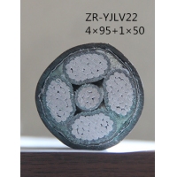 翼航线缆厂家直销ZRYJLV22 0.6/1kV  4*95+1x50阻燃交联聚乙烯绝缘钢带铠装铝芯聚氯乙烯护套5芯国标电力电缆