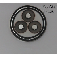 供应翼航线缆YJLV22 3*120 铝芯钢带铠装护套优质电力电缆 足方足米 保质保量