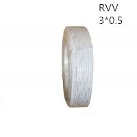 供应翼航电线 RVV 3*0.5 铜芯多股软护套线 足方足米 保质保量 